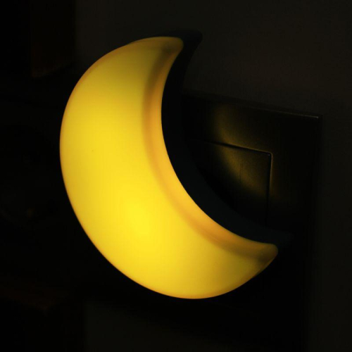 Светильник светодиодный NL-244 "Месяц" 220В ночник с выкл. желт. Camelion 14264 фото 5