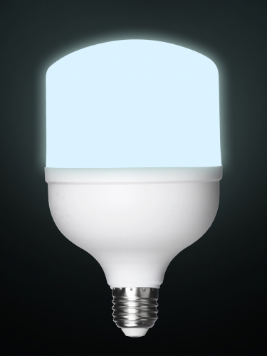 Лампа светодиодная T-30 Вт-230 В-6500 К–E27 (99x168 мм) НАРОДНАЯ фото 3
