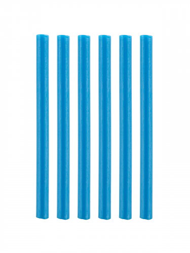 Клеевые стержни универсальные синие, 7 мм x 100 мм, 6 шт, "Алмаз" TDM фото 5