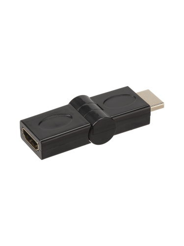Переходник "АВП 5" штекер HDMI - гнездо HDMI поворотный на 180 градусов, позолоченные контакты, TDM фото 4
