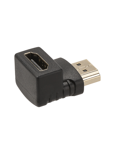 Переходник "АВП 4" штекер HDMI - гнездо HDMI угловой на 90 градусов, позолоченные контакты, TDM фото 3