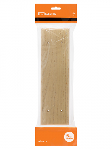 Накладка на бревно деревянная универсальная НБУ 1Пх4 240 мм, сосна TDM фото 2