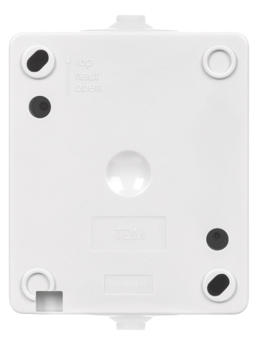 Переключатель на 2 направления 1-кл. с подсветкой открытой установки IP54 10А белый "Вуокса" TDM фото 3