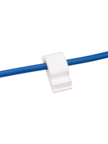 Клипса для кабеля самоклеящаяся тип R 8,5х17 мм (100шт) TDM фото 3