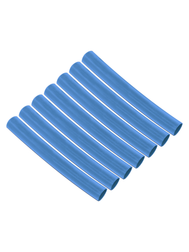 Набор трубок термоусаживаемых, клеевых "Моноцвет, синий 9,5/3,0 TDM" фото 3
