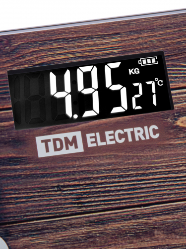 Весы электронные напольные "Спа", стекло, деление 0,01 кг, макс. 180 кг, 28х28 см, TDM фото 6