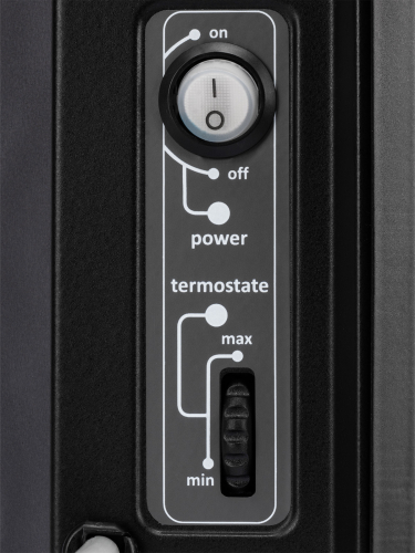 Конвектор электрический ЭК-2000С, 2000 Вт, термостат, СТИЧ, черный, TDM фото 5