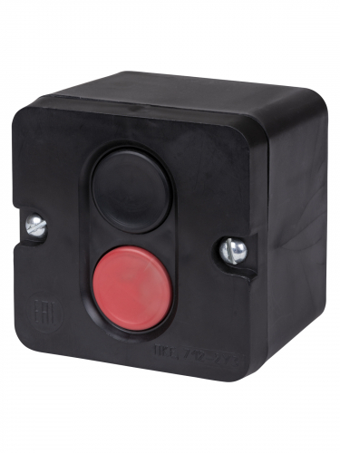 ПКЕ 712 У3, красная и черная кнопки, IP40 TDM