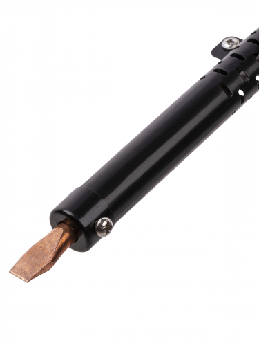 Паяльник ПД-100, ЭПСН, мощность 100 Вт, 230 В, деревянная ручка, плоское жало, "Гранит" TDM фото 3